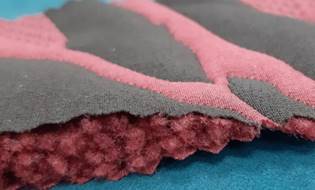 Triple Weave Jacquard– woven insulation Fabric